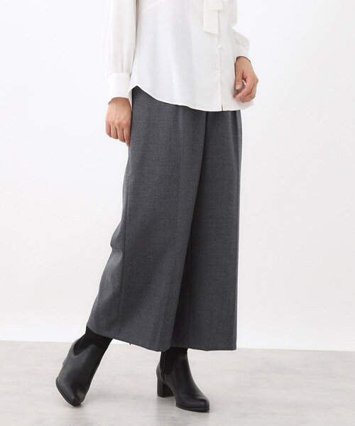 Reflect(リフレクト)の「【腰周りすっきり◎】ワイドクロップドパンツ(その他パンツ・レディース・ブラック/ブラウン系その他/ナチュラル/ダークグレー/ネイビー・05/07/09/11/13/15 /17)」の19枚目の写真