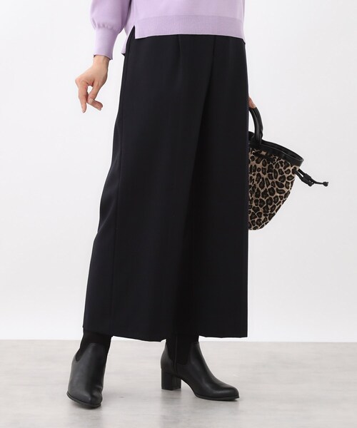 Reflect(リフレクト)の「【腰周りすっきり◎】ワイドクロップドパンツ(その他パンツ・レディース・ブラック/ブラウン系その他/ナチュラル/ダークグレー/ネイビー・05/07/09/11/13/15 /17)」の16枚目の写真
