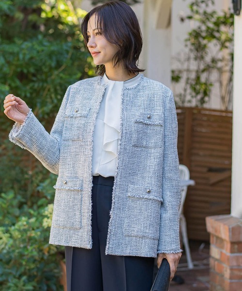 LAUTREAMONT（ロートレアモン）の「ストレッチツィードジャケット