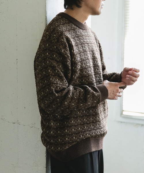 trefle ボーダー　ニット URBAN RESEARCH DOORS（アーバンリサーチドアーズ）の「ツイードライク