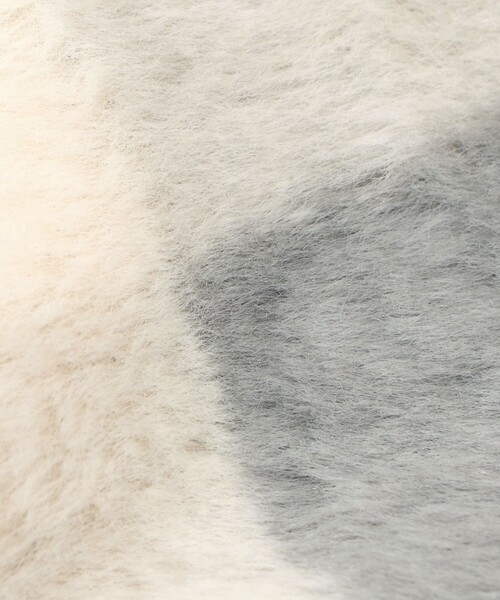 green label relaxing（グリーンレーベルリラクシング）の「チェック マフラー / キッズ（マフラー・キッズ・ライトグレー/ライトブルー/ライトピンク・FREE）」の6枚目の写真