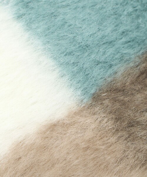 green label relaxing（グリーンレーベルリラクシング）の「チェック マフラー / キッズ（マフラー・キッズ・ライトグレー/ライトブルー/ライトピンク・FREE）」の8枚目の写真