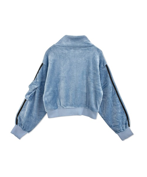 ANDGEEBEE（アンジービー）の「ラインボアジャージセット（ジャージ・レディース・ライトブルー/ブラック・FREE）」の13枚目の写真