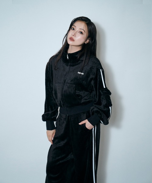 ANDGEEBEE（アンジービー）の「ラインボアジャージセット（ジャージ・レディース・ライトブルー/ブラック・FREE）」の20枚目の写真