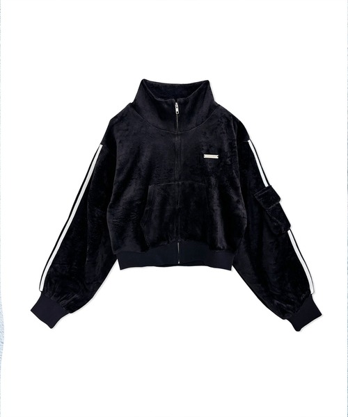 ANDGEEBEE（アンジービー）の「ラインボアジャージセット（ジャージ・レディース・ライトブルー/ブラック・FREE）」の22枚目の写真