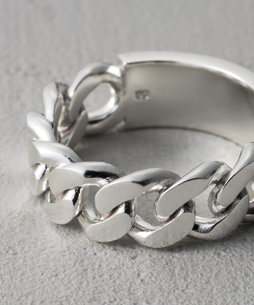 and cloud（アンドクラウド）の「Chain Reversible Ring（リング・レディース・シルバー・#17/#15/#13/#11）」の3枚目の写真