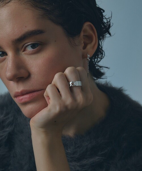 and cloud（アンドクラウド）の「Chain Reversible Ring（リング・レディース・シルバー・#17/#15/#13/#11）」の4枚目の写真