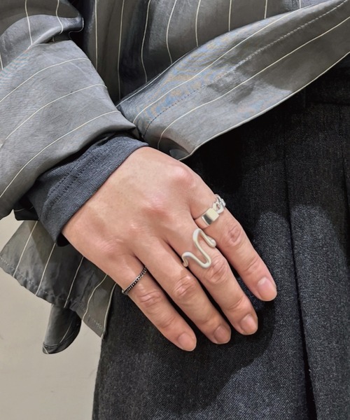 and cloud（アンドクラウド）の「Chain Reversible Ring（リング・レディース・シルバー・#17/#15/#13/#11）」の12枚目の写真