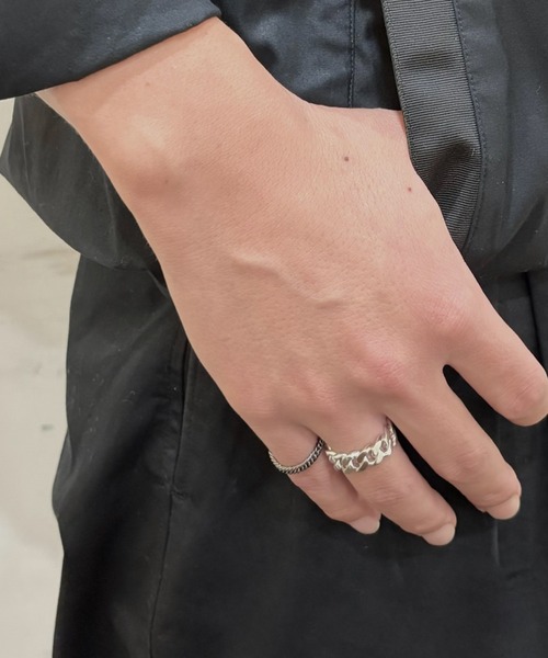 and cloud（アンドクラウド）の「Chain Reversible Ring（リング・レディース・シルバー・#17/#15/#13/#11）」の9枚目の写真