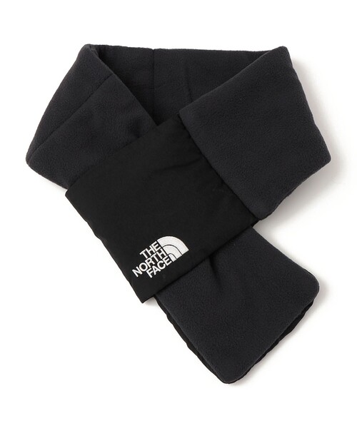 THE NORTH FACE(ザノースフェイス)の「THE NORTH FACE :〈洗濯機可能〉キャンベル ポケッタブル フリース マフラー <KIDS>(ストール/ショール・キッズ・ブラック/ベージュ・ONE SIZE)」の1枚目の写真