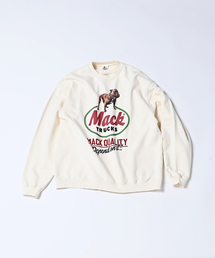 MACK TRUCKS / マック・トラックス 別注 フェード  プリント スウェット
