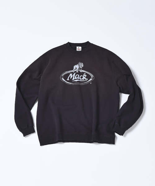 JOURNAL STANDARD relume（ジャーナルスタンダード　レリューム）の「MACK TRUCKS / マック・トラックス 別注 フェード  プリント スウェット（スウェット・メンズ・ブラック/ライトグレー/ホワイト×ホワイト・LARGE/MEDIUM）」の3枚目の写真