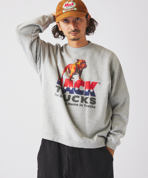 レア柄USA企画MACK TRUCKS マックトラックス スウェット マックトラックトラックス スウェット レア柄USA企画MACK TRUCKS