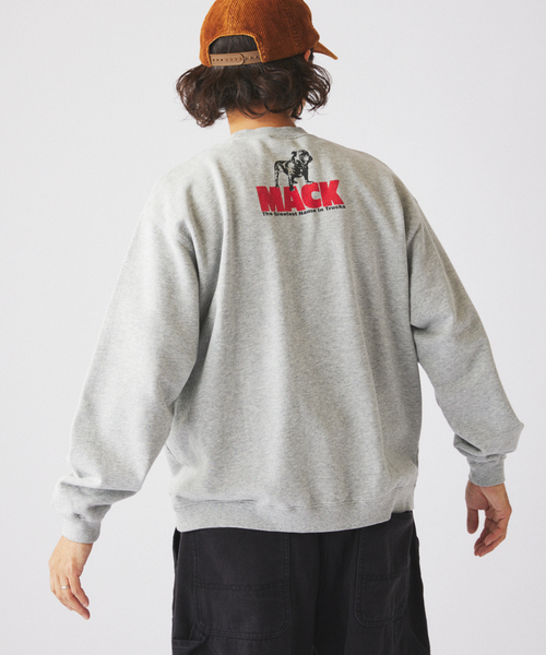 JOURNAL STANDARD relume（ジャーナルスタンダード　レリューム）の「MACK TRUCKS / マック・トラックス 別注 フェード  プリント スウェット（スウェット・メンズ・ブラック/ライトグレー/ホワイト×ホワイト・LARGE/MEDIUM）」の12枚目の写真