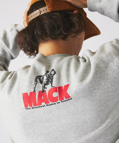 JOURNAL STANDARD relume（ジャーナルスタンダード　レリューム）の「MACK TRUCKS / マック・トラックス 別注 フェード  プリント スウェット（スウェット・メンズ・ブラック/ライトグレー/ホワイト×ホワイト・LARGE/MEDIUM）」の16枚目の写真