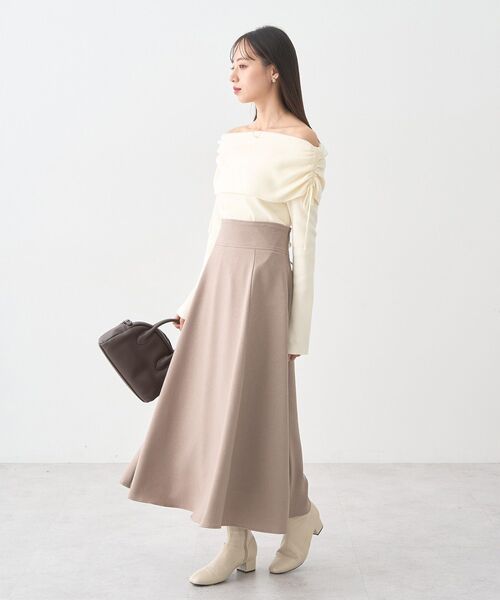 earth music&ecology（アースミュージックアンドエコロジー）の「バックレースアップスカート（スカート・レディース・ベージュ/ブラック/ブラウン系その他4/ブルー系その他5・S/M）」の11枚目の写真