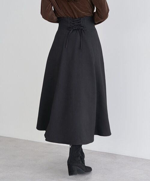 earth music&ecology（アースミュージックアンドエコロジー）の「バックレースアップスカート（スカート・レディース・ベージュ/ブラック/ブラウン系その他4/ブルー系その他5・S/M）」の15枚目の写真