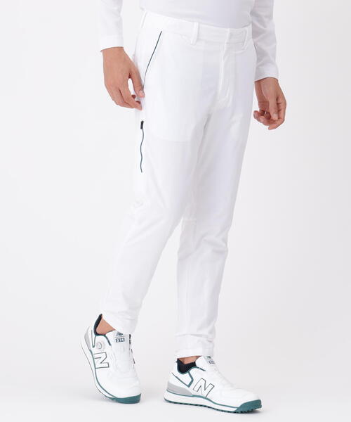 New Balance パディング付きパンツ ホワイト XL New Balance（ニューバランス） ゴルフウェア ロングパンツ 秋 冬