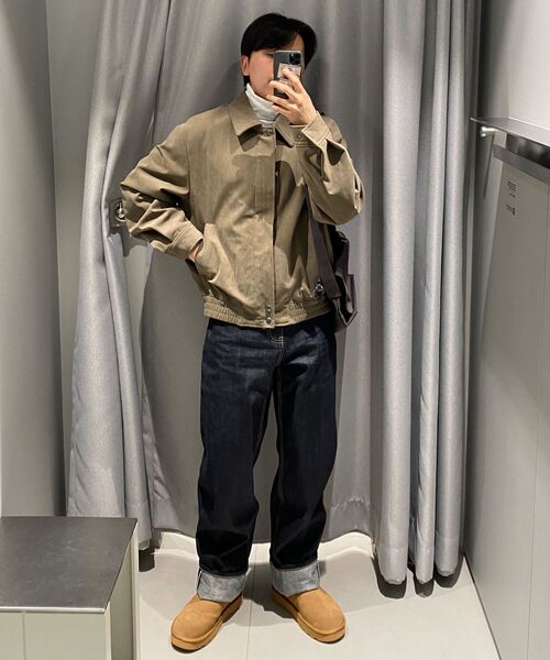 MUSINSA STANDARD（ムシンサスタンダード）の「リラックスドタートルネック長袖ニットTシャツ[ホワイト]（Tシャツ/カットソー・メンズ・その他・SMALL/MEDIUM/LARGE/X-LARGE/XX-LARGE/XXX-LARGE）」の6枚目の写真
