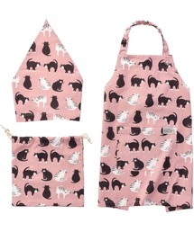 BACKYARD FAMILY（バックヤードファミリー）の「habituel エプロン 三角巾 巾着付き（エプロン）」