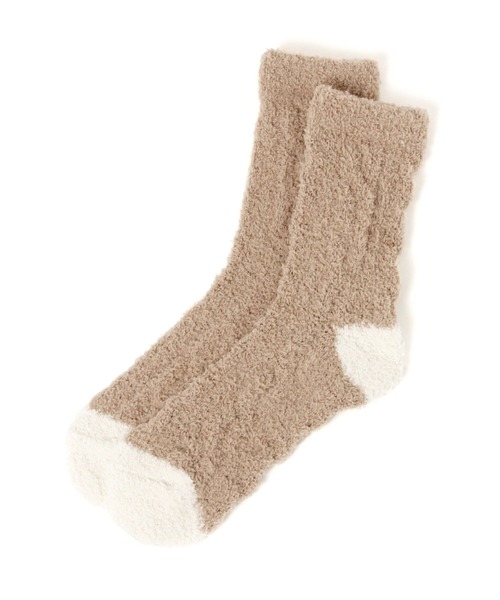 GLOBAL WORK（グローバルワーク）の「モールあたたかソックス/608752（ソックス/靴下・レディース・オフホワイト/ベージュ/ライトグレー/ライトブルー/ブラック・FREE）」の5枚目の写真