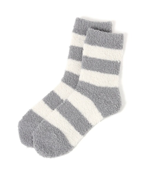 GLOBAL WORK（グローバルワーク）の「モールあたたかソックス/608752（ソックス/靴下・レディース・オフホワイト/ベージュ/ライトグレー/ライトブルー/ブラック・FREE）」の4枚目の写真