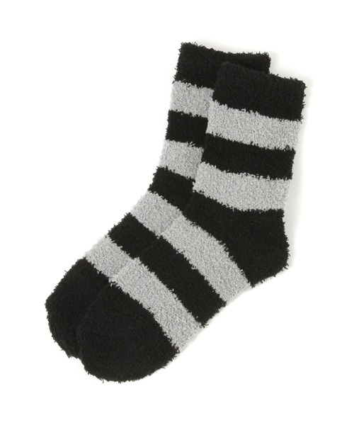 GLOBAL WORK（グローバルワーク）の「モールあたたかソックス/608752（ソックス/靴下・レディース・オフホワイト/ベージュ/ライトグレー/ライトブルー/ブラック・FREE）」の3枚目の写真