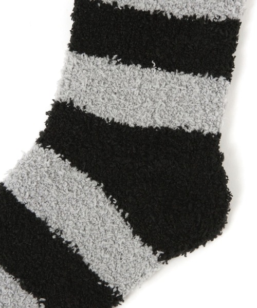 GLOBAL WORK（グローバルワーク）の「モールあたたかソックス/608752（ソックス/靴下・レディース・オフホワイト/ベージュ/ライトグレー/ライトブルー/ブラック・FREE）」の11枚目の写真