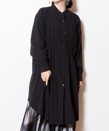 OSMOSIS | シャーリングロングブラウス(シャツ/ブラウス)