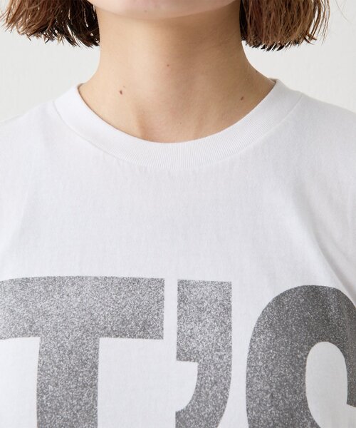 Whim Gazette（ウィムガゼット）の「BIGロゴ ロンTEE（Tシャツ/カットソー・レディース・オフホワイト/グレー・FREE）」の7枚目の写真