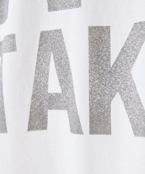 Whim Gazette（ウィムガゼット）の「BIGロゴ ロンTEE（Tシャツ/カットソー・レディース・オフホワイト/グレー・FREE）」の4枚目の写真