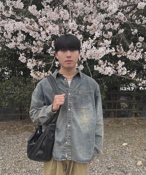 P.IN.O(ピインオ)の「776 コットンワンタックワイドパンツ - ベージュ(その他パンツ・メンズ・その他・SMALL/MEDIUM/LARGE/X-LARGE)」の8枚目の写真