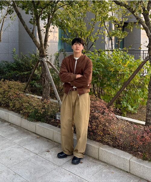 P.IN.O(ピインオ)の「776 コットンワンタックワイドパンツ - ベージュ(その他パンツ・メンズ・その他・SMALL/MEDIUM/LARGE/X-LARGE)」の11枚目の写真