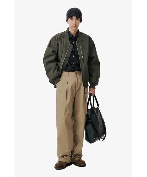 P.IN.O(ピインオ)の「776 コットンワンタックワイドパンツ - ベージュ(その他パンツ・メンズ・その他・SMALL/MEDIUM/LARGE/X-LARGE)」の21枚目の写真