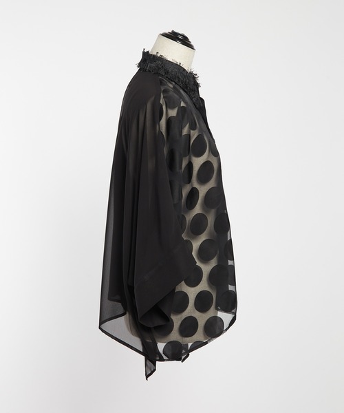 gomme（ゴム）の「スクエアシャツ（シャツ/ブラウス・レディース・ブラック・MEDIUM）」の14枚目の写真