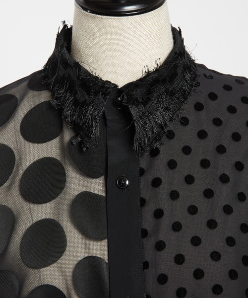 gomme（ゴム）の「スクエアシャツ（シャツ/ブラウス・レディース・ブラック・MEDIUM）」の15枚目の写真