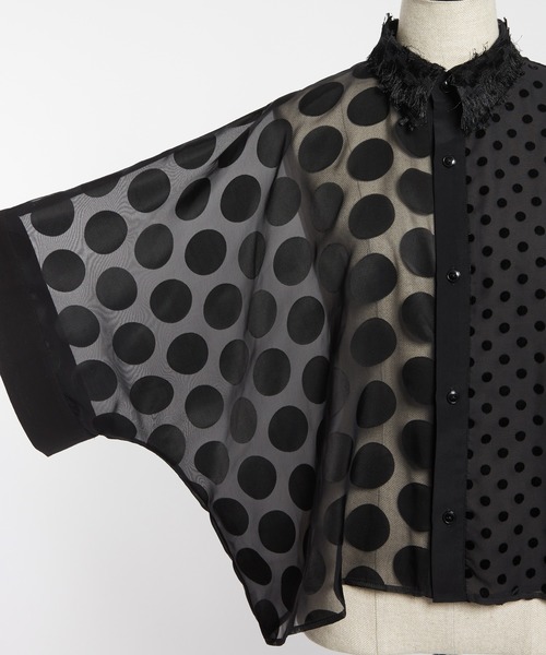 gomme（ゴム）の「スクエアシャツ（シャツ/ブラウス・レディース・ブラック・MEDIUM）」の17枚目の写真