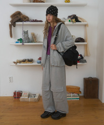 POCKET SWEAT PANTS, MELANGE GREY