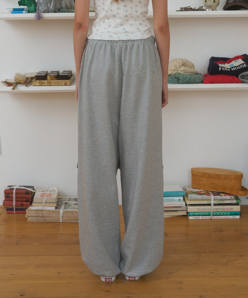 FUN FROM FUN(ファンフロムファン)の「POCKET SWEAT PANTS, MELANGE GREY(その他パンツ・レディース・その他・OS)」の5枚目の写真