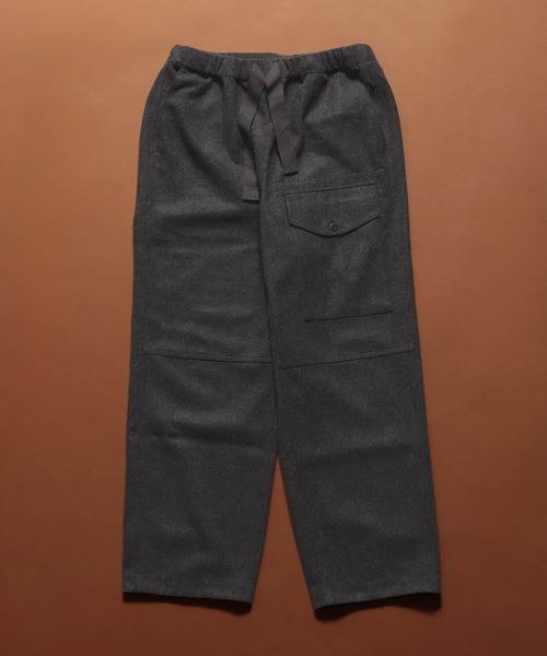 REmastered（リマスタード）の「【REmastered】ツイードワイドイージーパンツ（デニムパンツ・メンズ・オリーブ/ダークグレー・MEDIUM/LARGE）」の2枚目の写真