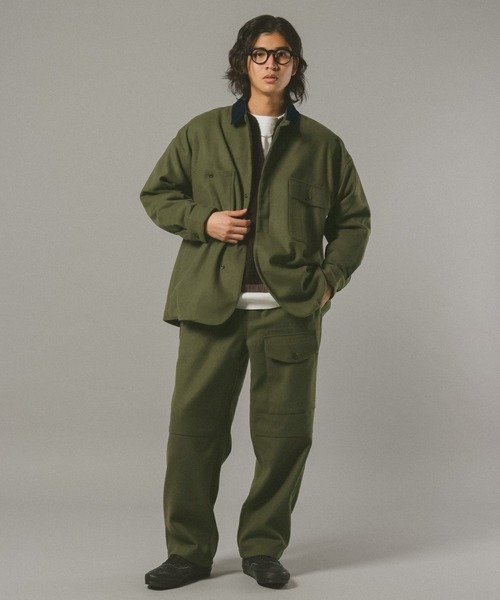 REmastered（リマスタード）の「【REmastered】ツイードワイドイージーパンツ（デニムパンツ・メンズ・オリーブ/ダークグレー・MEDIUM/LARGE）」の11枚目の写真