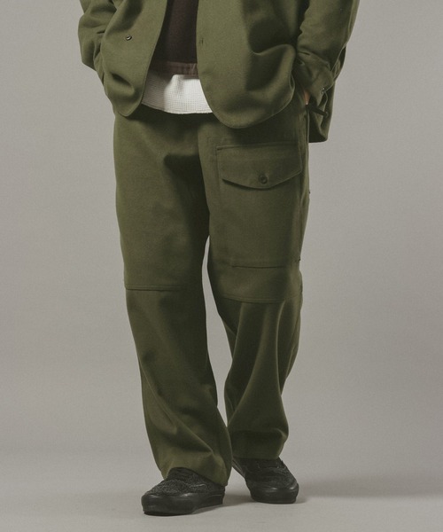 REmastered（リマスタード）の「【REmastered】ツイードワイドイージーパンツ（デニムパンツ・メンズ・オリーブ/ダークグレー・MEDIUM/LARGE）」の14枚目の写真