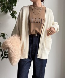 DouDou | ジップニットカーディガン(カーディガン/ボレロ)