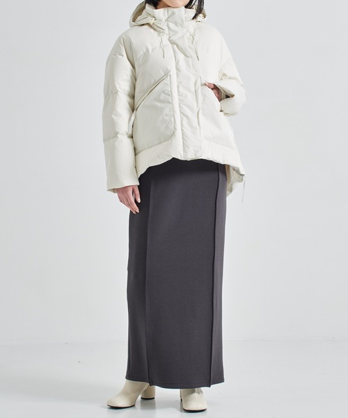 NOISE MAKER(ノイズメーカー)の「【 NOISEMAKER/ノイズメーカー】《STUDIOUS別注》DOWN JACKET/ダウンジャケット(ダウンジャケット/コート・レディース・ホワイト/ブラック・1/2)」の12枚目の写真