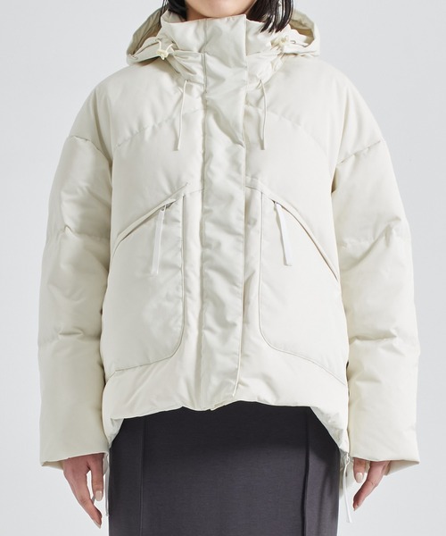 NOISE MAKER(ノイズメーカー)の「【 NOISEMAKER/ノイズメーカー】《STUDIOUS別注》DOWN JACKET/ダウンジャケット(ダウンジャケット/コート・レディース・ホワイト/ブラック・1/2)」の13枚目の写真