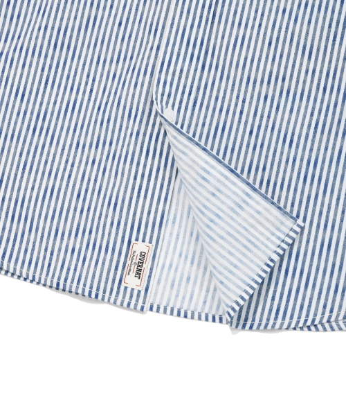 COVERNAT(カバーナット)の「ドローイングストライプハーフシャツブルー(シャツ/ブラウス・レディース・その他・SMALL/X-LARGE/LARGE/MEDIUM/XX-LARGE)」の8枚目の写真