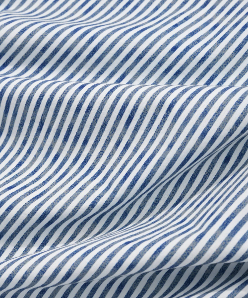 COVERNAT(カバーナット)の「ドローイングストライプハーフシャツブルー(シャツ/ブラウス・レディース・その他・SMALL/X-LARGE/LARGE/MEDIUM/XX-LARGE)」の9枚目の写真