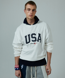 [COLLECTION LINE] アメリカンドリームヴィンテージスウェットシャツアイボリー