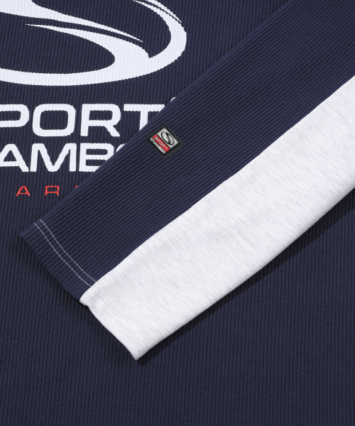 SPORT CHAMBER(スポーツチャンバー)の「SCブロックシンボルTシャツ(ネイビー)(Tシャツ/カットソー・レディース・その他・2/3)」の14枚目の写真