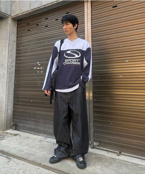 SPORT CHAMBER(スポーツチャンバー)の「SCブロックシンボルTシャツ(ネイビー)(Tシャツ/カットソー・レディース・その他・2/3)」の16枚目の写真